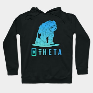 theta coin Crypto coin Cryptocurrency Hoodie